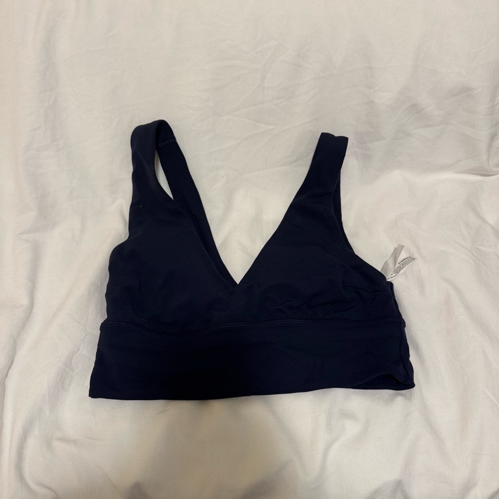 Lululemon Align V-Neck Bra Light Support (C/D Cup) True Navy